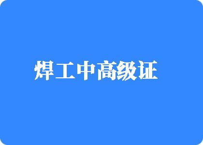 日本人操逼逼视频焊工中高级证